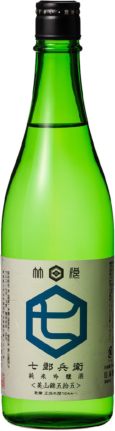 七郎兵衛 純米吟醸 美山錦55 1800 ml - 竹浪酒造店
