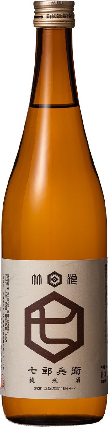 七郎兵衛　純米酒　秋田酒こまち七拾五　720ml 2022BY - 竹浪酒造店