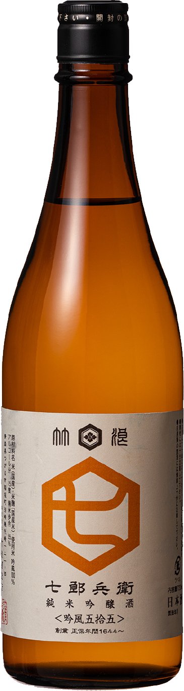 七郎兵衛 純米吟醸 吟風 1800 ml - 竹浪酒造店