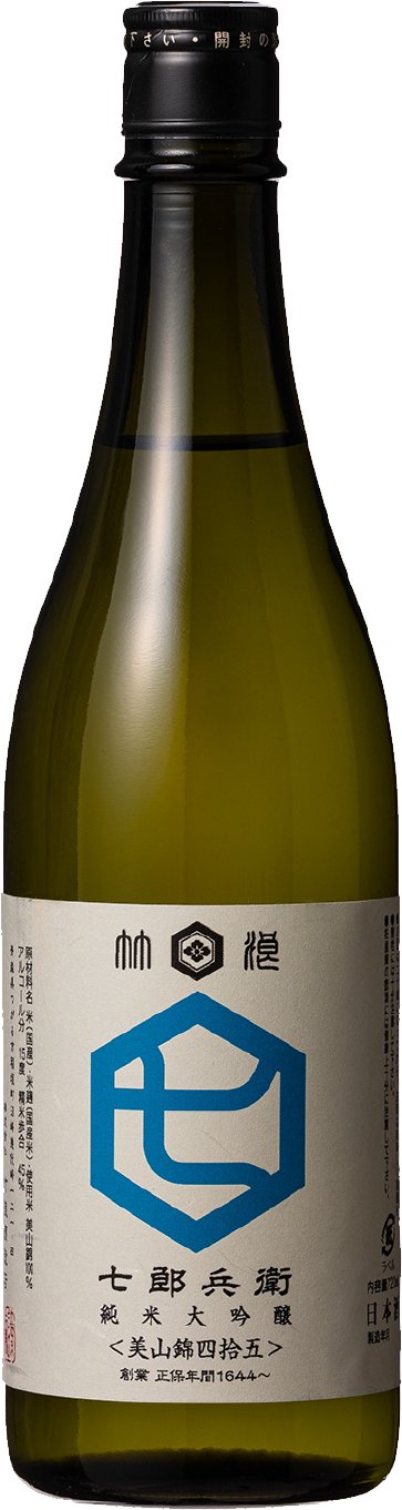 七郎兵衛 純米大吟醸 1800 ml - 竹浪酒造店