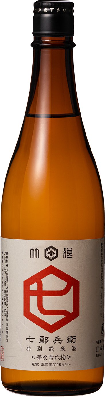 七郎兵衛 特別純米酒 1800 ml - 竹浪酒造店